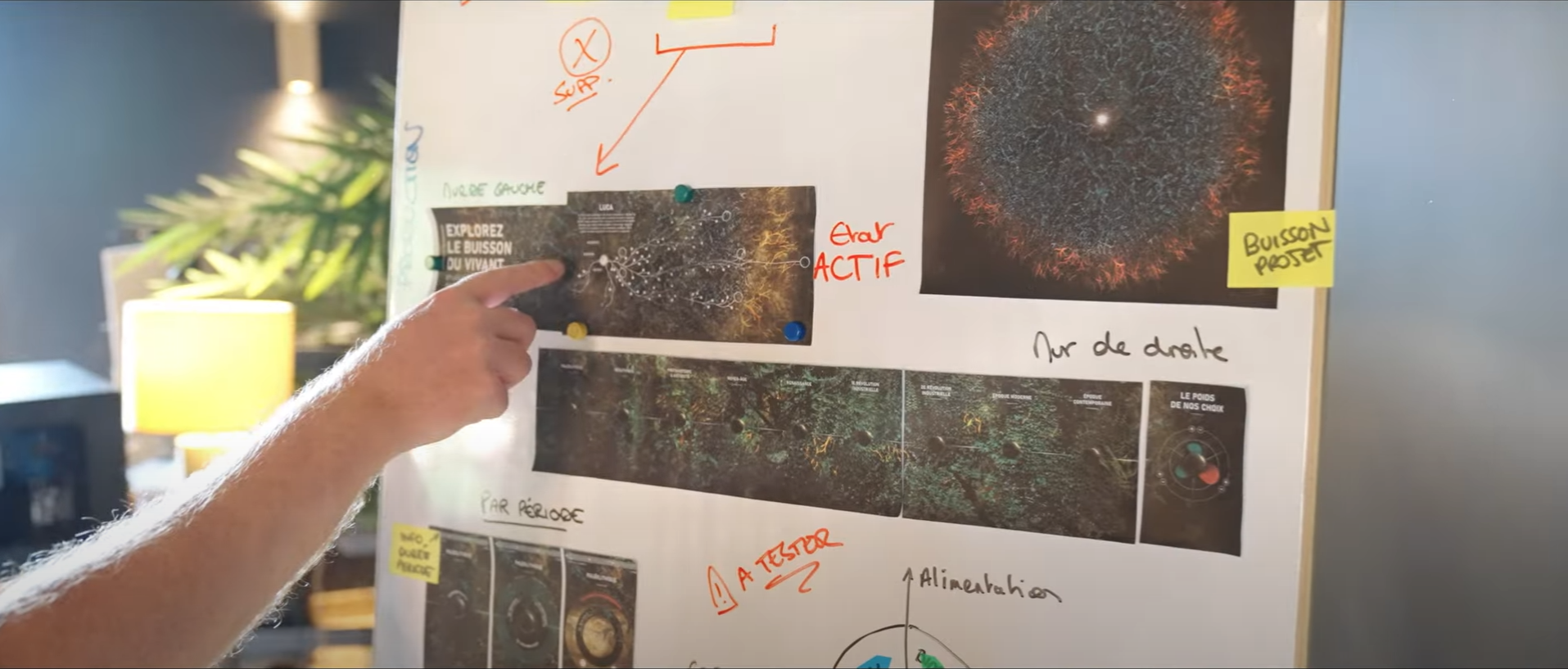 La création des contenus pédagogique de notre expérience immersive Sensations