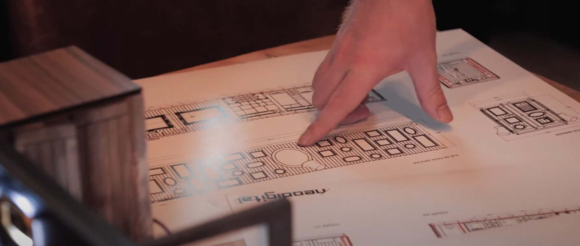 Travail autour de la scénographie du Klub sur plans et maquettes